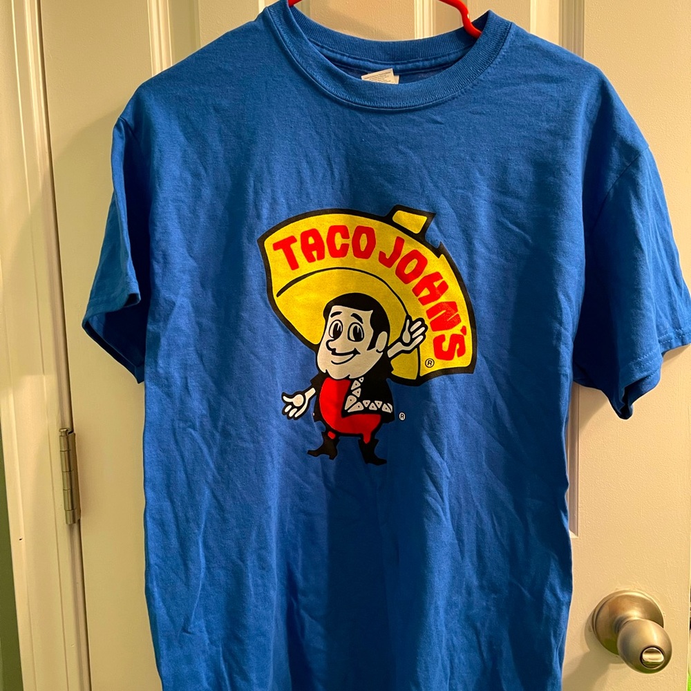 Taco johns 50th anniversary t-shirts